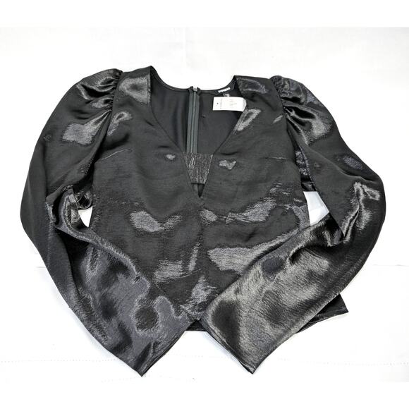 Lot of 2 EXPRESS Black Tops XS NWT - Picture 6 of 7